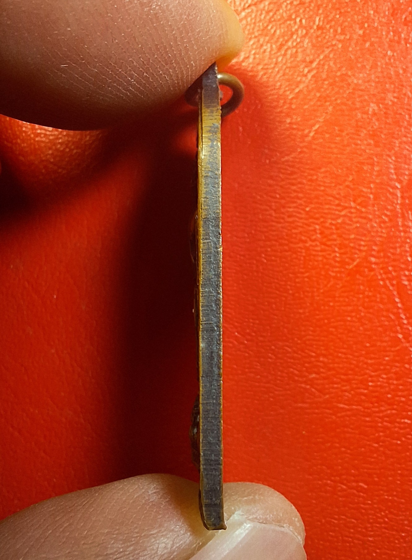 พระปางประทานพรยืน ทองแดง สุวรรณภูมิวิทยาลัย จ.สุพรรณบุรี ปี๒๕๐๕ เนื้อทองแดง(องค์ที่1)