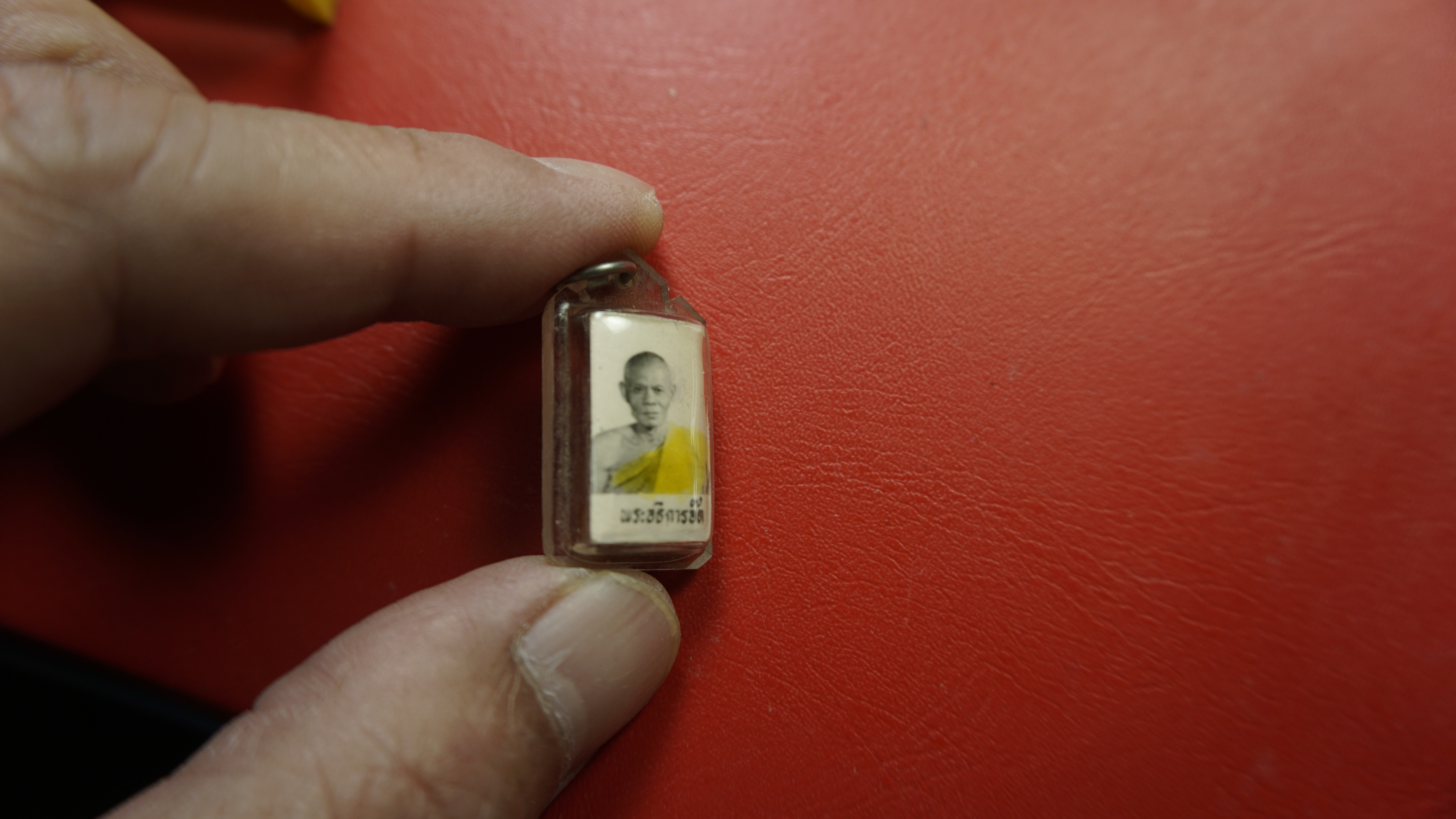 หลวงพ่ออ๊ด วัดโกสินารายน์ รูปถ่าย หลังตะกรุด3K(องค์ที่1)