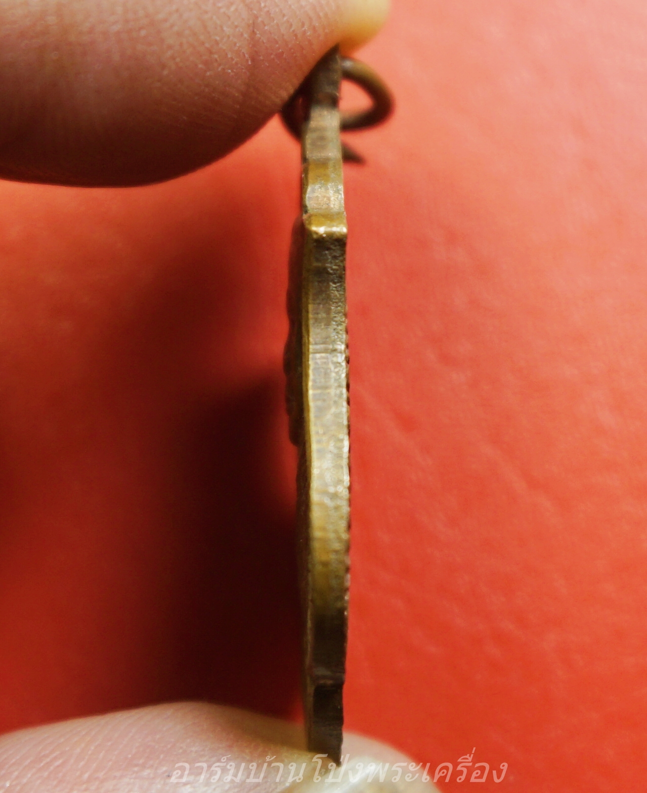 พระใบฎีกาวิโรจน์ ธมมจิตโต เจ้าอาวาสวัดสนาม จ.อ่างทอง เนิ้อทองแดง(องค์ที่1)