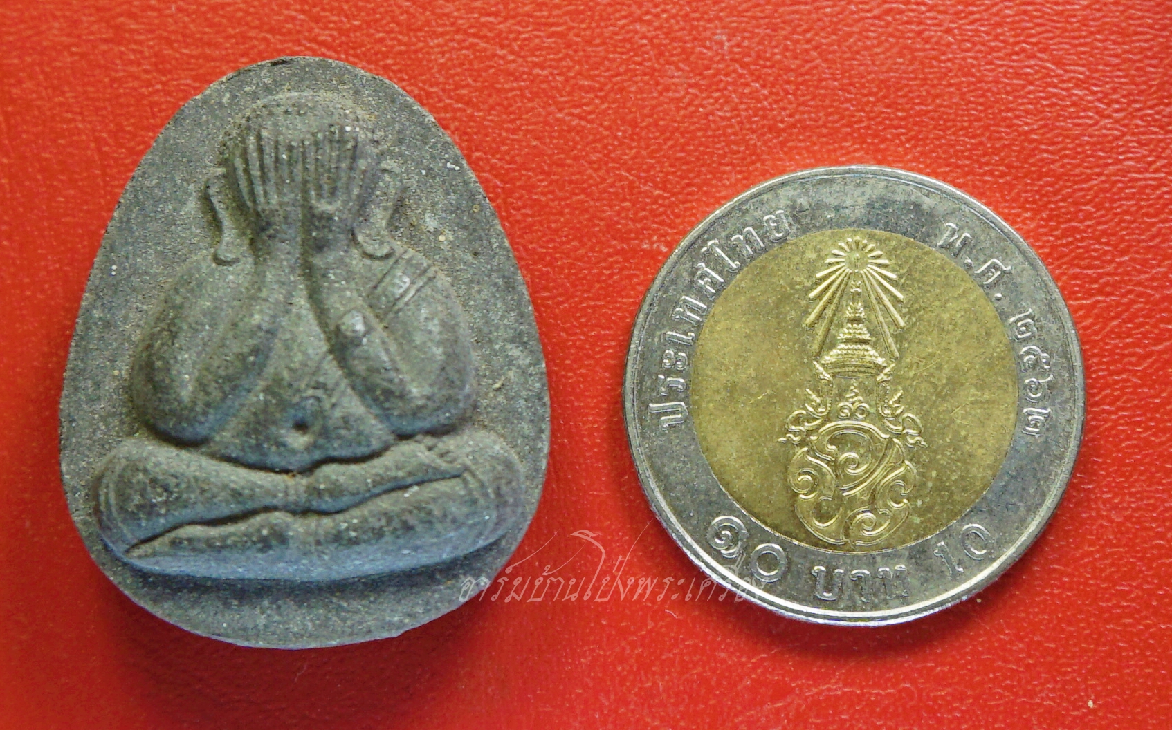 พระปิดตาจัมโบ้ ญสส. สมเด็จพระญาณสังวร สมเด็จพระสังฆราชฯ วัดบวรนิเวศวิหาร ปี๒๕๓๕ เนื้อผงใบลานรุ่นแรก(องค์ที่1)