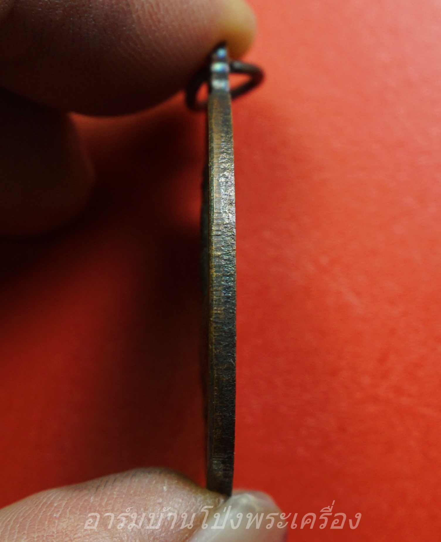 หลวงพ่อสัมฤทธิ์ วัดถ้ำแฝด รุ่นนำโชค เนื้อทองแดงรมดำ(องค์ที่2)