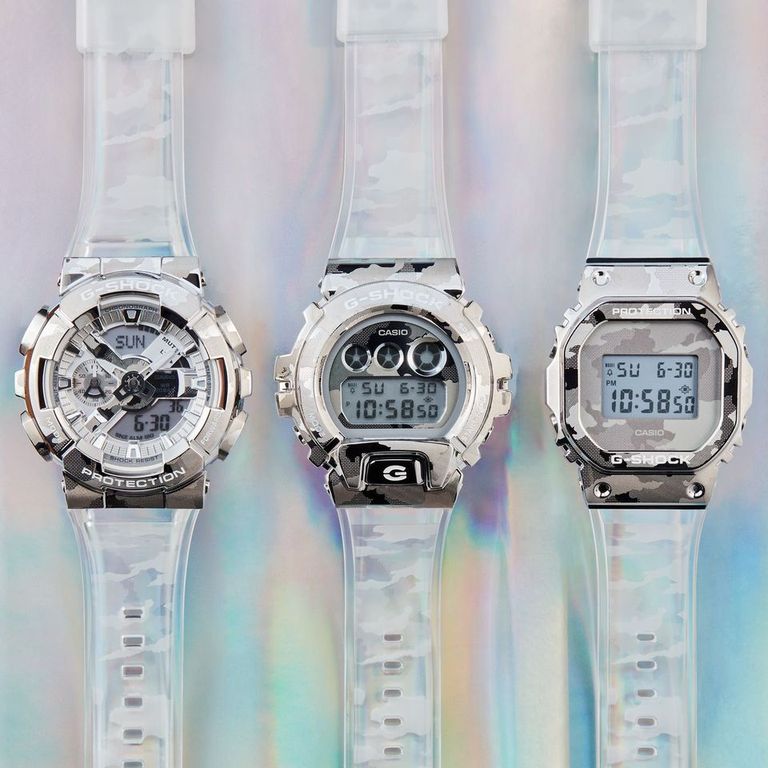 G-Shock GM-5600SCM-1 Metal-Covered Skeleton Camouflage Series ของใหม่แท้100%