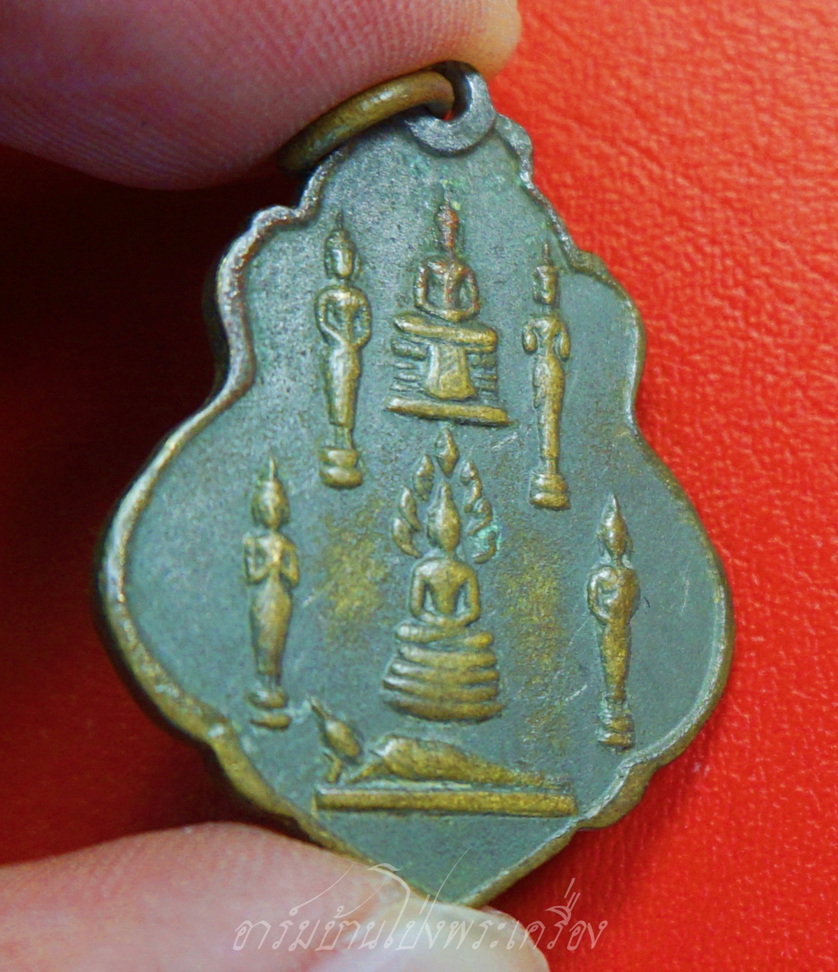 พระพุทธ วัดชลอ รุ่น๑ ด้านหลังพระประจำวัน จ.นนทบุรี ปี๒๕๑๕ พ่อท่านเขียว วัดหลงมล ปลุกเสก(องค์ที่1)