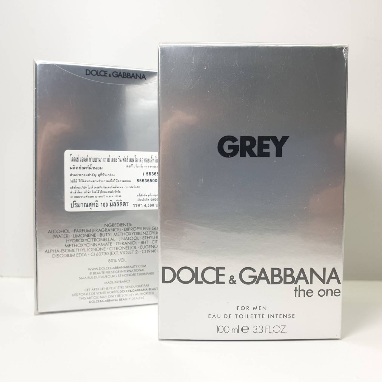 น้ำหอม Dolce & Gabbana The One Grey EDT Intense 100ml. น้ำหอมแท้ 100%