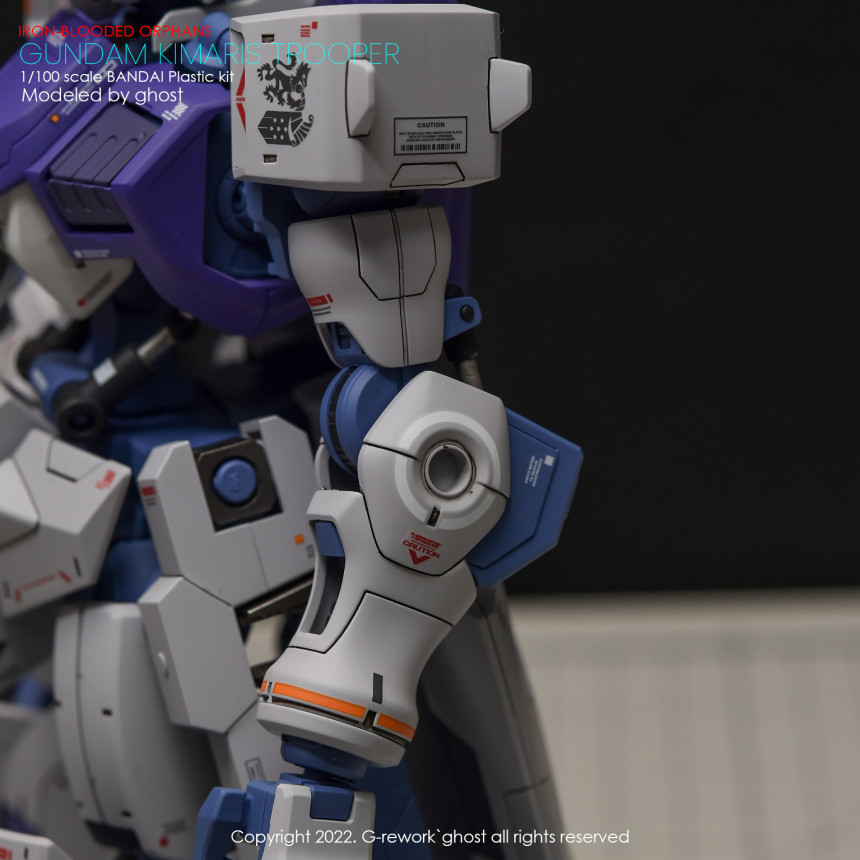 Water Decal 097 1/100 Gundam Kimaris Trooper ยี่ห่อ Ghost-Decal