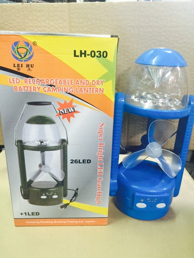 ตะเกียง LED LH-030 มีพัดลม