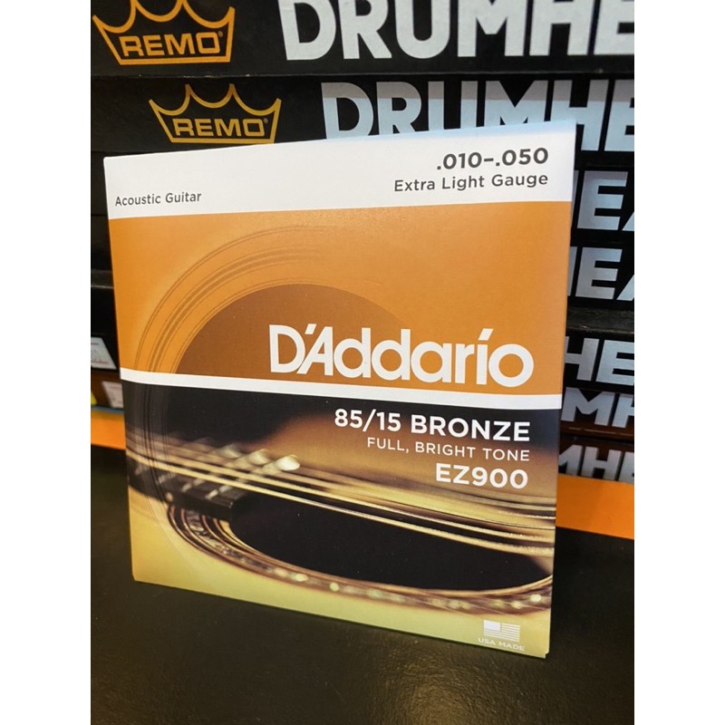 รับประกันของแท้ 100% USA. สายกีตาร์โปร่ง 4 รุ่น D’Addario สายกีต้าร์ สายกีต้าร์แดดดาริโอ้