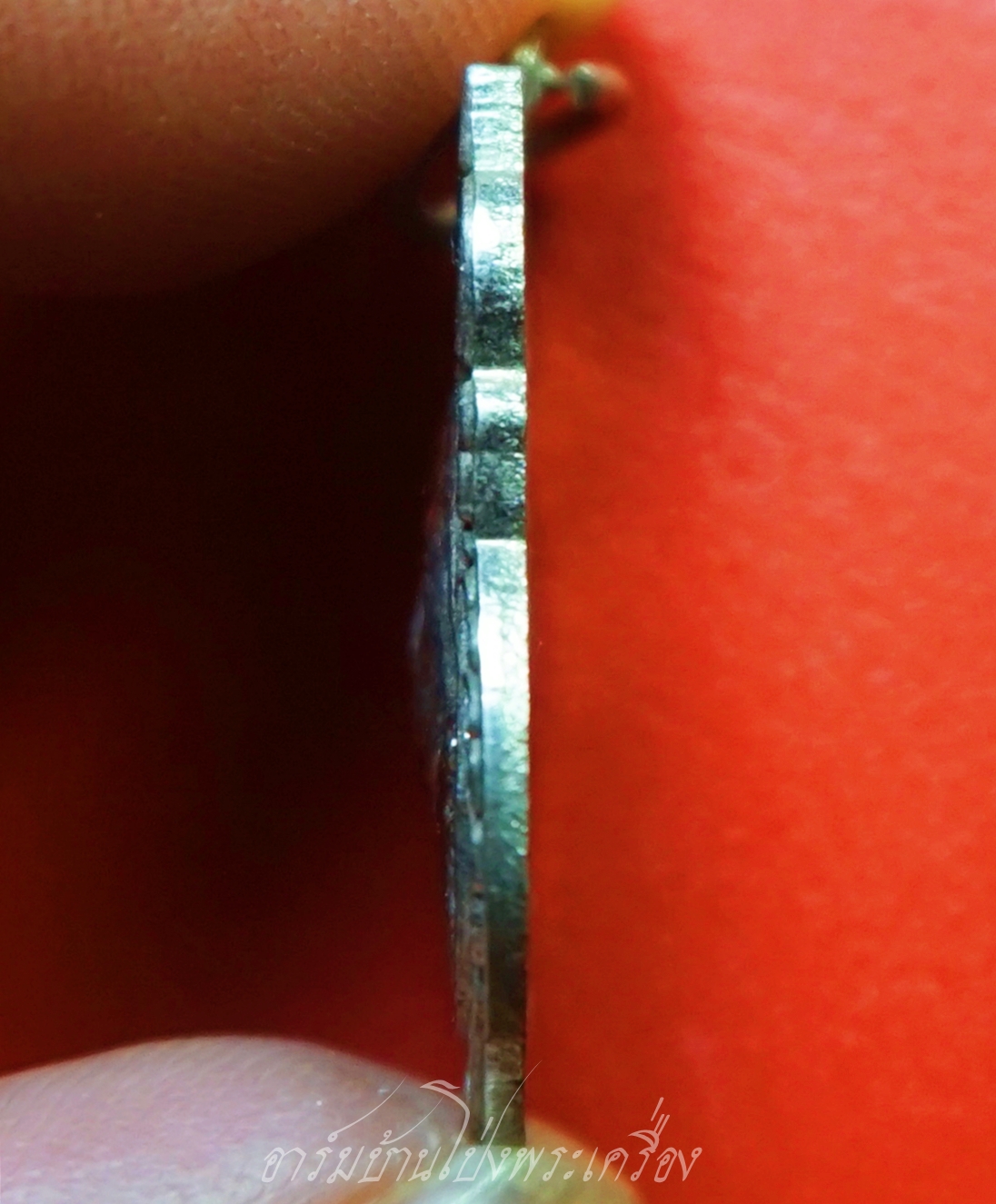 หลวงพ่อม่วง ออกวัดหนองสรวง เหรียญเสมา เนื้อกะไหล่เงิน(องค์ที่1)