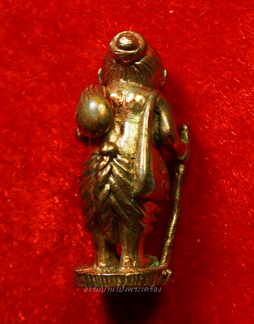 หลวงปู่แผ้ว วัดรางหมัน รูปหล่อชูชก ป๊๒๕๕๓ เนื้อนวะ ตอกเลข๔๑๕(องค์ที่2)