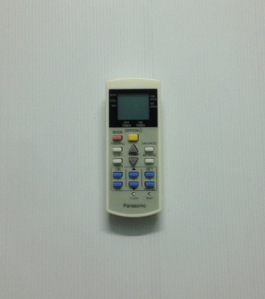 รีโมทแอร์ พานาโซนิค Panasonic ปุ่มเยอะ ล่าง 2 จุด