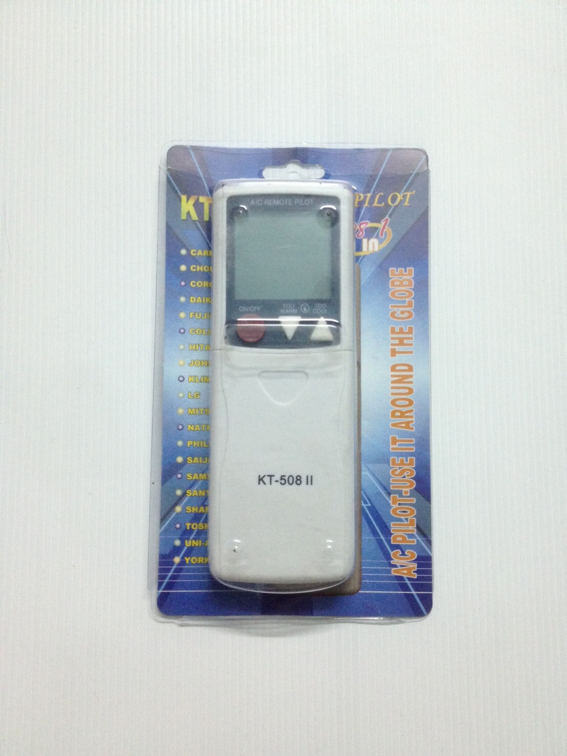 รีโมทแอร์ KT-508 รวมรุ่น ใช้ได้ทุกยี่ห้อ