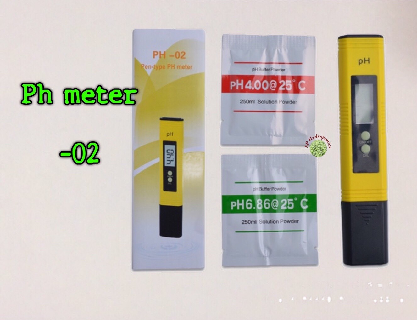PH meter -02 (อุปกรณ์วัดกรด-ด่างในน้ำ)