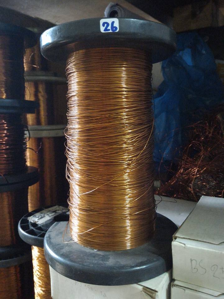 ลวดทองแดงเบอร์26 SWG S.W.G แบ่งขายเป็นเมตร ลวดทองแดงอาบน้ำยาเบอรฺ์26 AWG ลวดทองแดงแบ่งขายเป็นเมตร