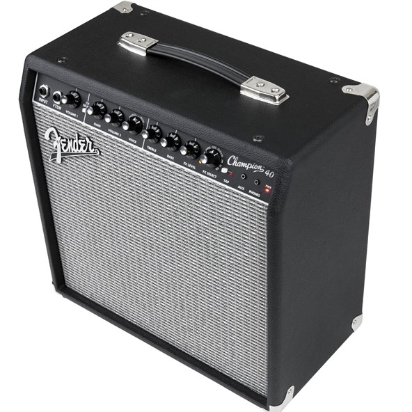 แอมป์กีต้าร์ไฟฟ้า แอมป์ Fender 40 วัตต์ รุ่น Champion 40 w กำลังวัตต์เต็ม รับประกันศูนย์ 1 ปีแอมป์ Fender 40 วัตต์ รุ่น Champion 40 w