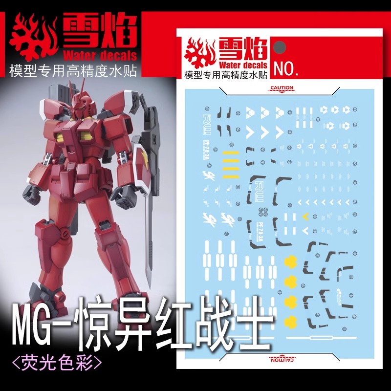 Water Decal 246 MG1/100 Gundam Amazing Red Warrior ยี่ห่อ XY-model