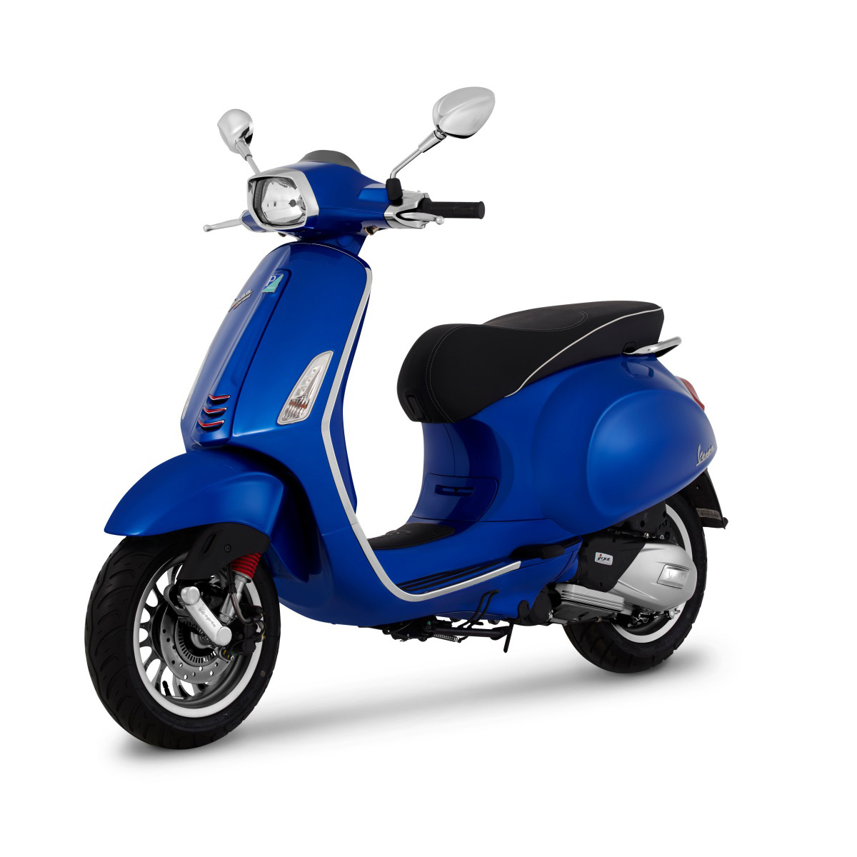 สีสเปรย์ S.P.A Vespa Blu Elettrico มุกน้ำเงิน เฉดเงา