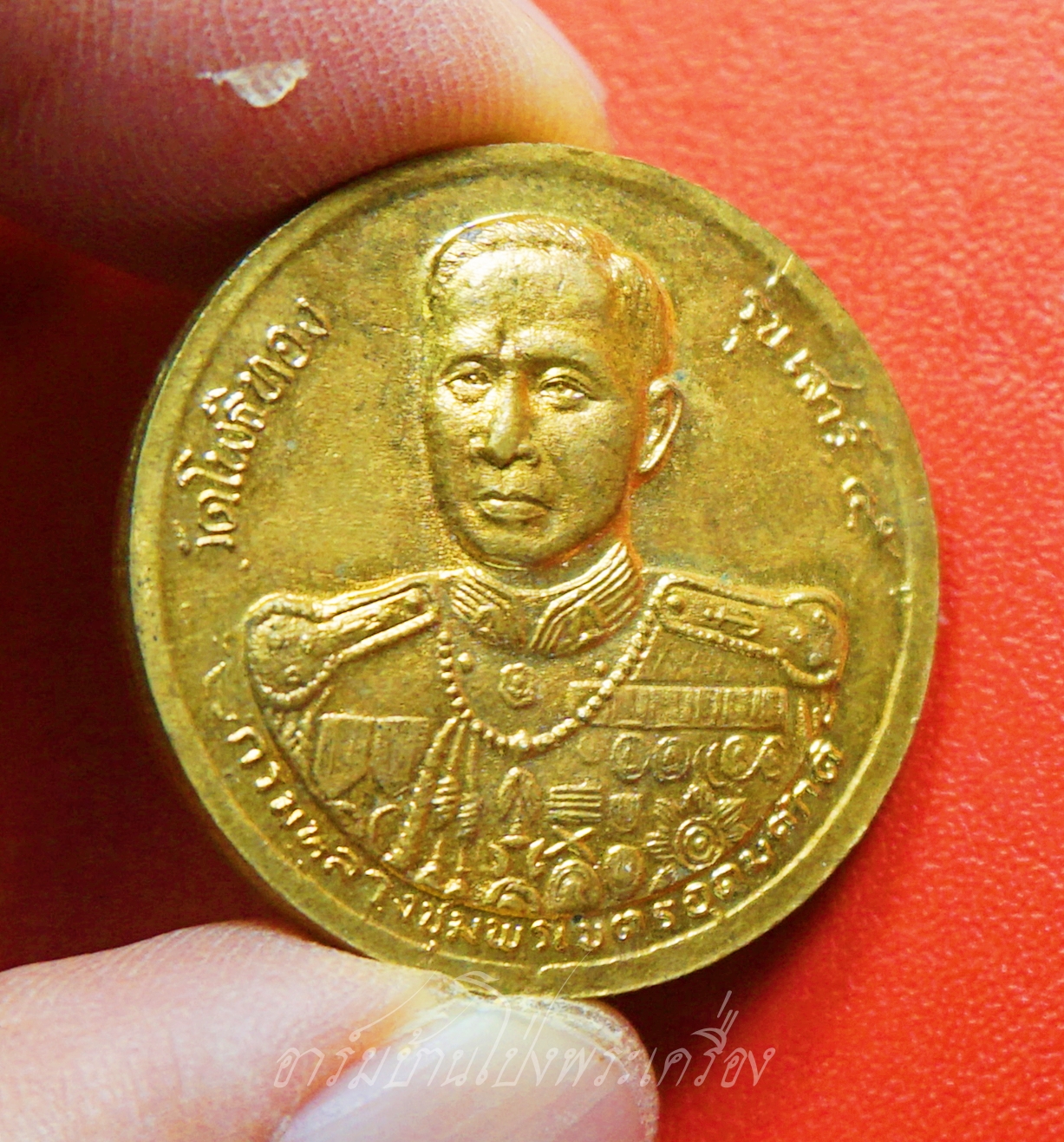 เหรียญ ร.๕ ด้านหลังกรมหลวงชุมพร วัดโพธิ์ทอง รุ่นเสาร์๕ พระอาจารย์วราห์ ปลุกเสก(องค์ที่1)