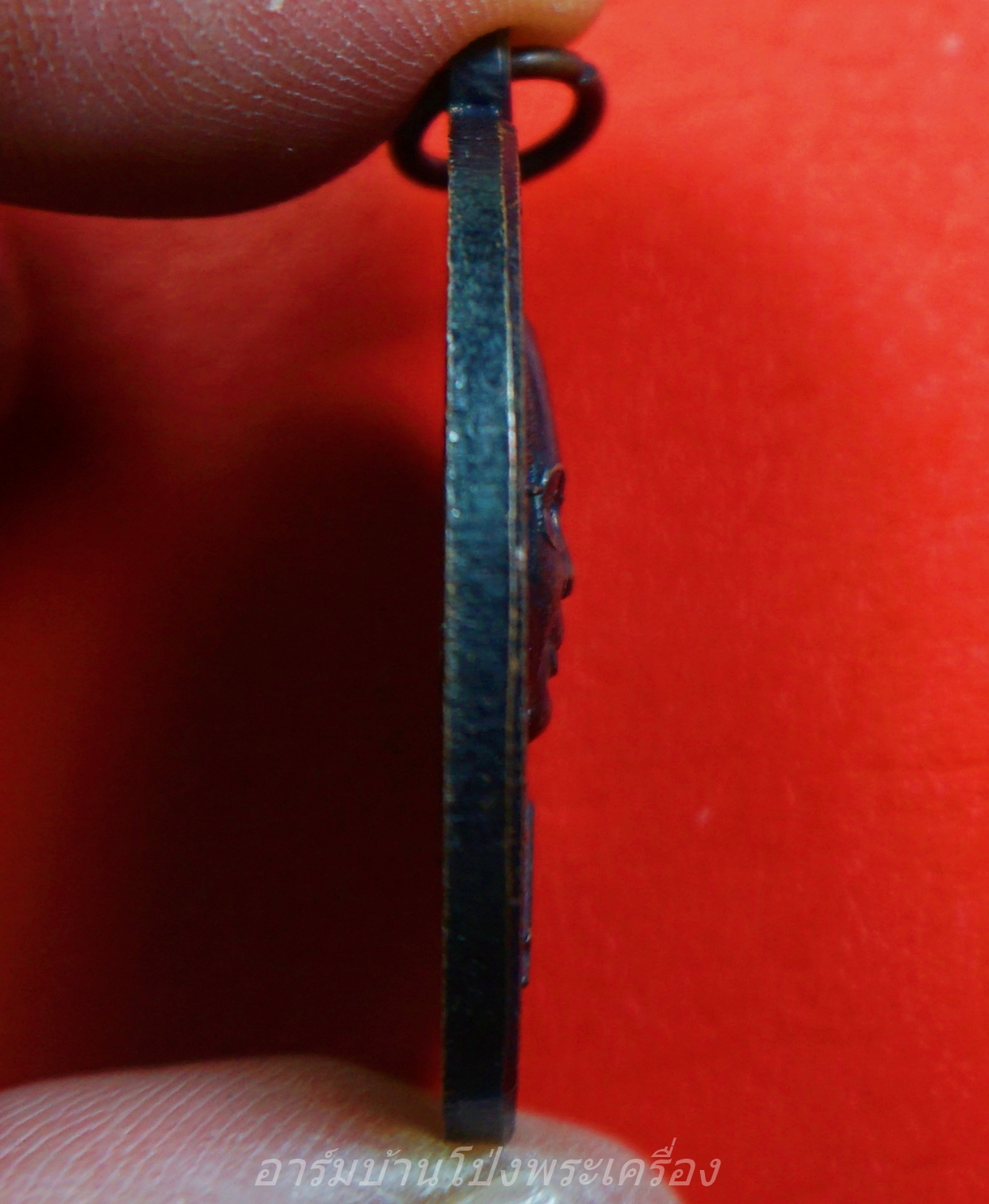 หลวงพ่อสอน วัดลาดบัวขาว รุ่นแรก เนื้อทองแดงรมดำ(องค์ที่1)