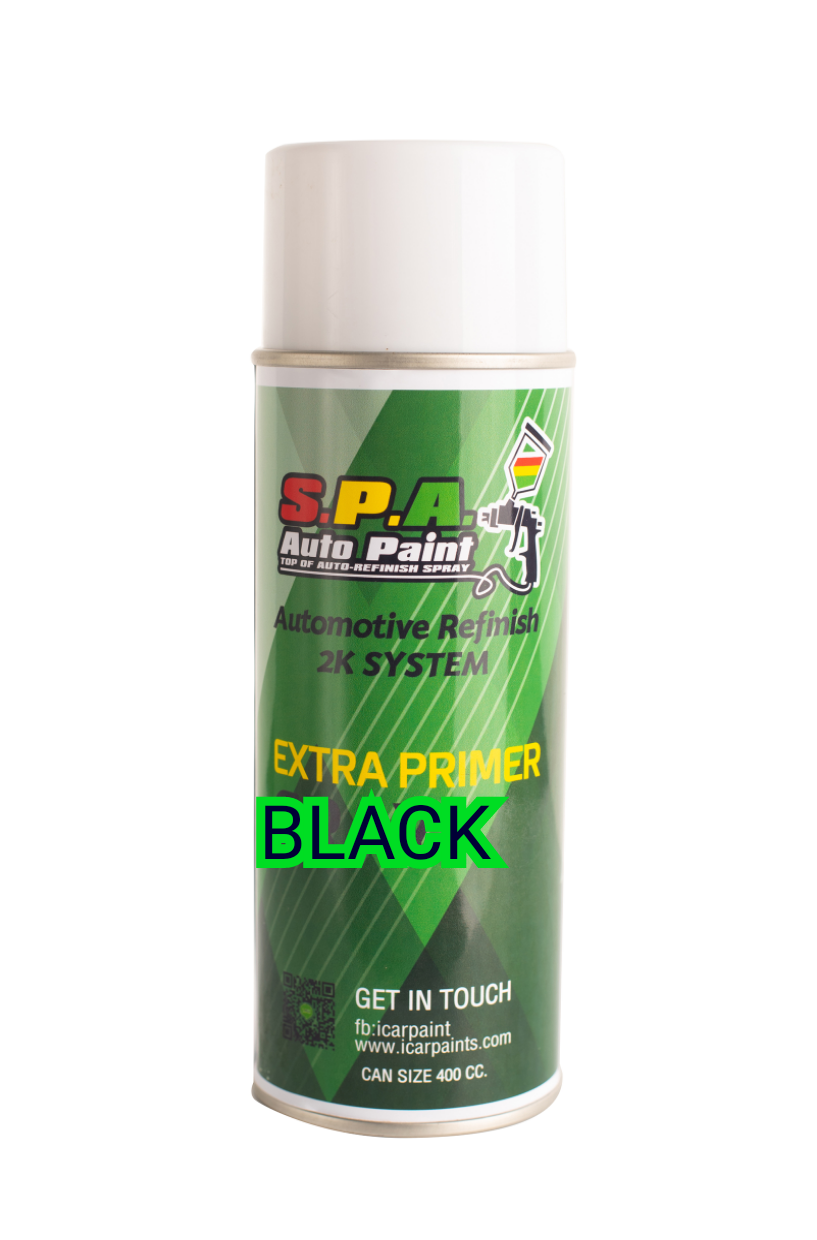 สีสเปรย์รองพื้นเกาะเหล็ก S.P.A 3160 สีดำ