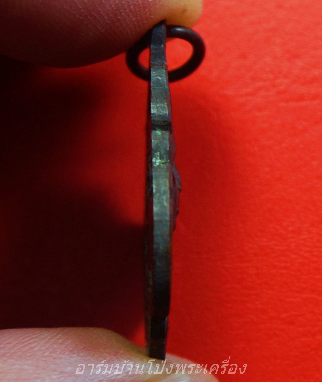 หลวงพ่อพวง วัดหนองหูช้าง รุ่นแรก ปี๑๙ เนื้อทองแดงรมดำ(องค์ที่14)