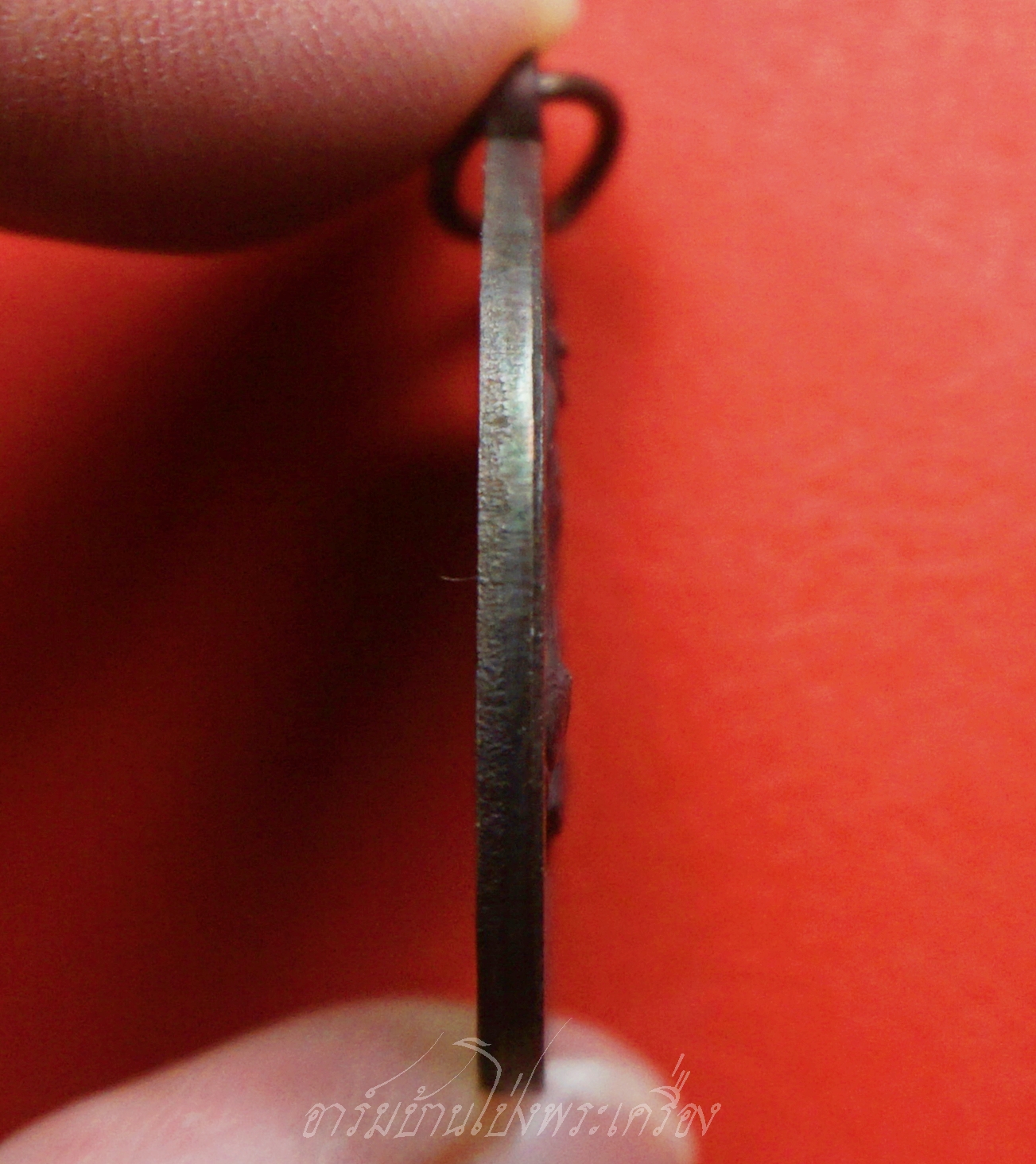 หลวงพ่อยิด วัดหนองจอก จ.ประจวบคีรีขันธ์ พญาสิงหราช พ.ศ.๒๕๓๘ เนื้อทองแดงรมดำ(องค์ที่2)