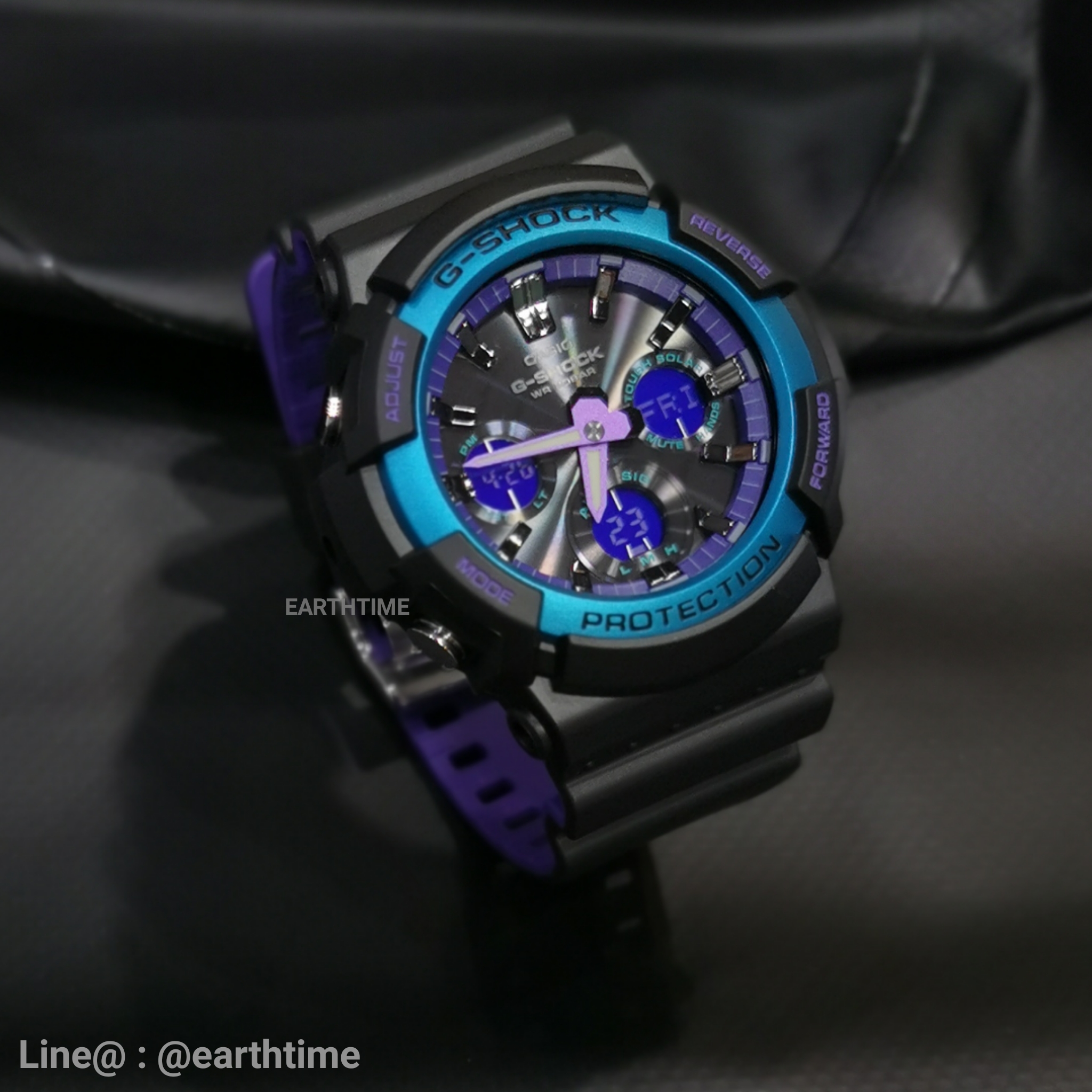 G-Shock Tough Solar ของใหม่แท้100% รับประกัน 1 ปี รุ่น GAS-100BL-1ADR