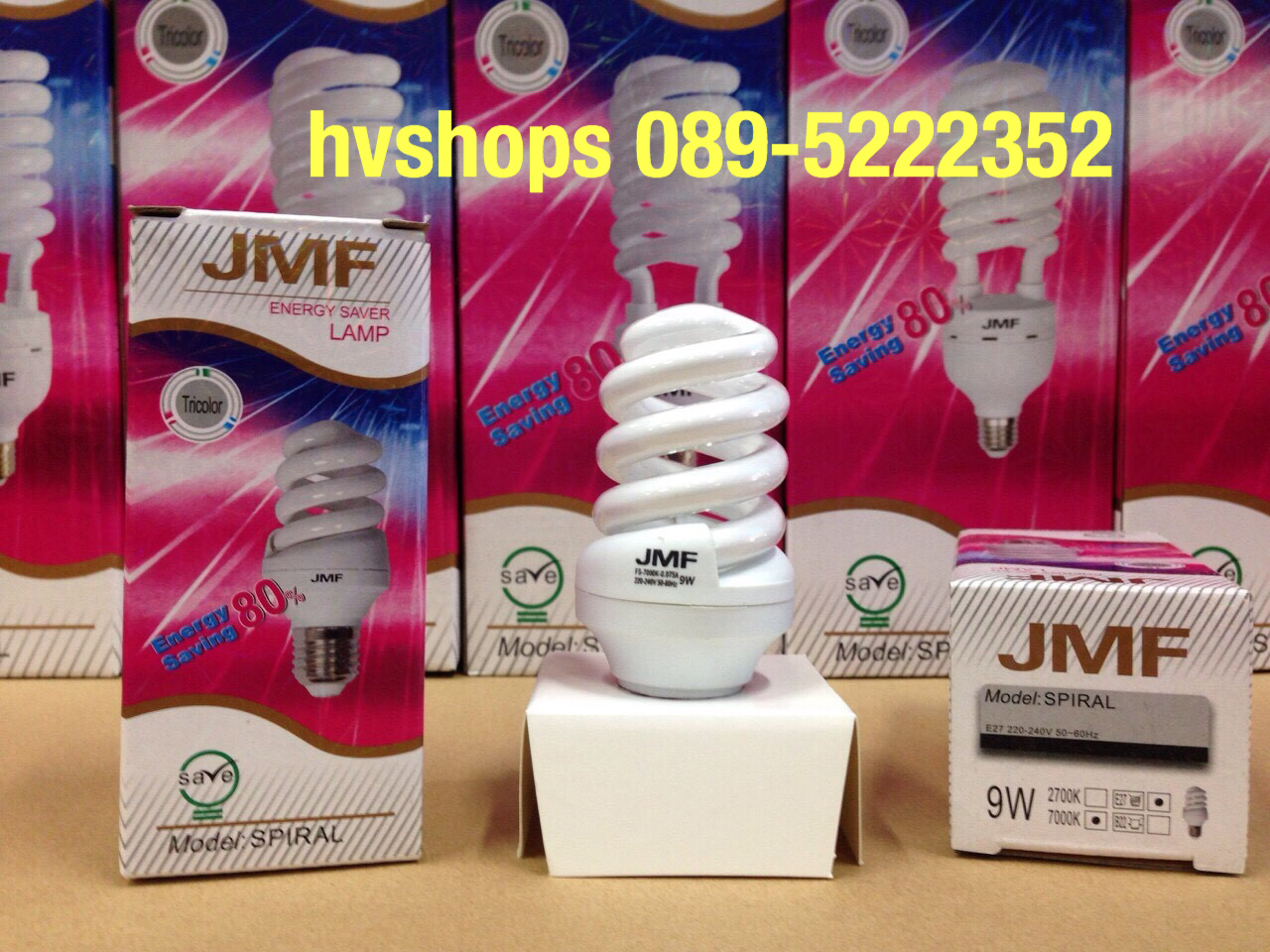 หลอดไฟ หลอดตะเกียบ JMF ขนาด 9W