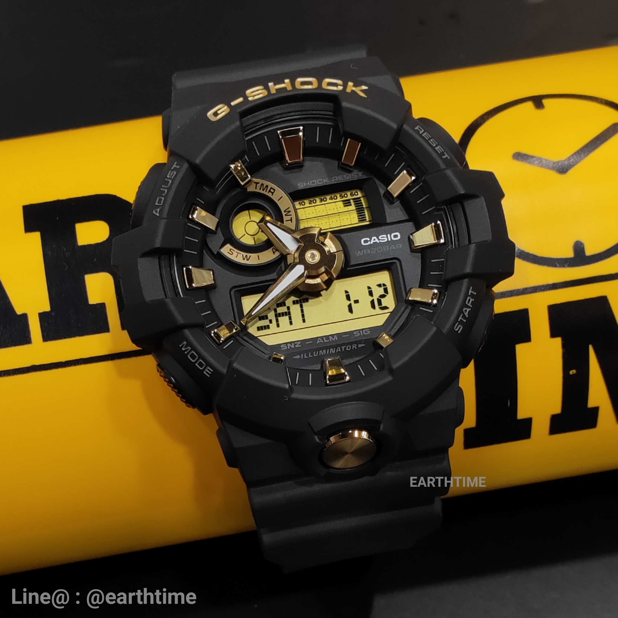 G-Shock Gold Accents Collection ของใหม่แท้100% รับประกัน 1 ปี GA-710B-1A9DR