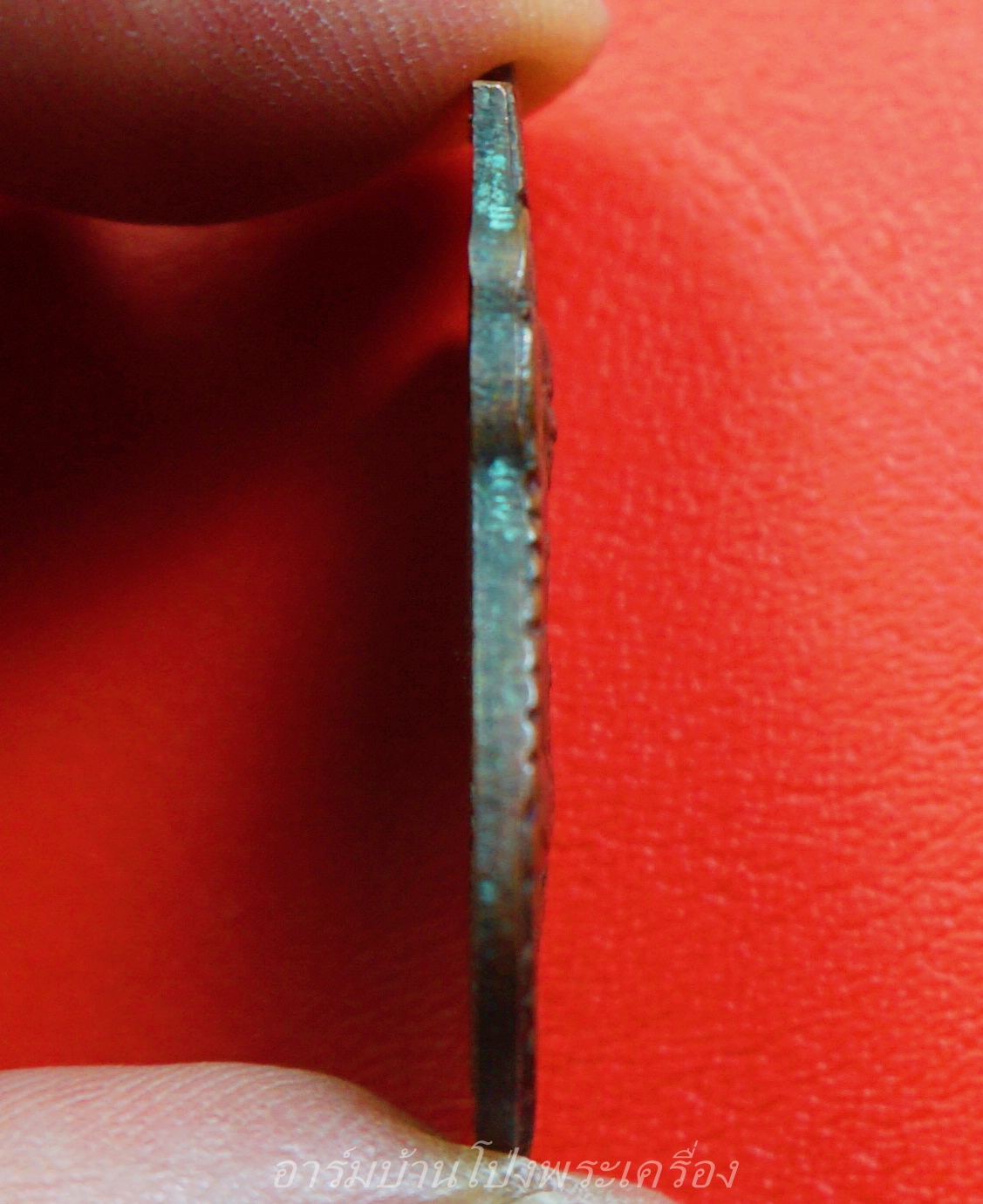 หลวงพ่อเอียด วัดไผ่ล้อม รุ่นเสมา ครบ ๖ รอบ ปี๒๕๔๓ เนื้อทองแดง(องค์ที่1)