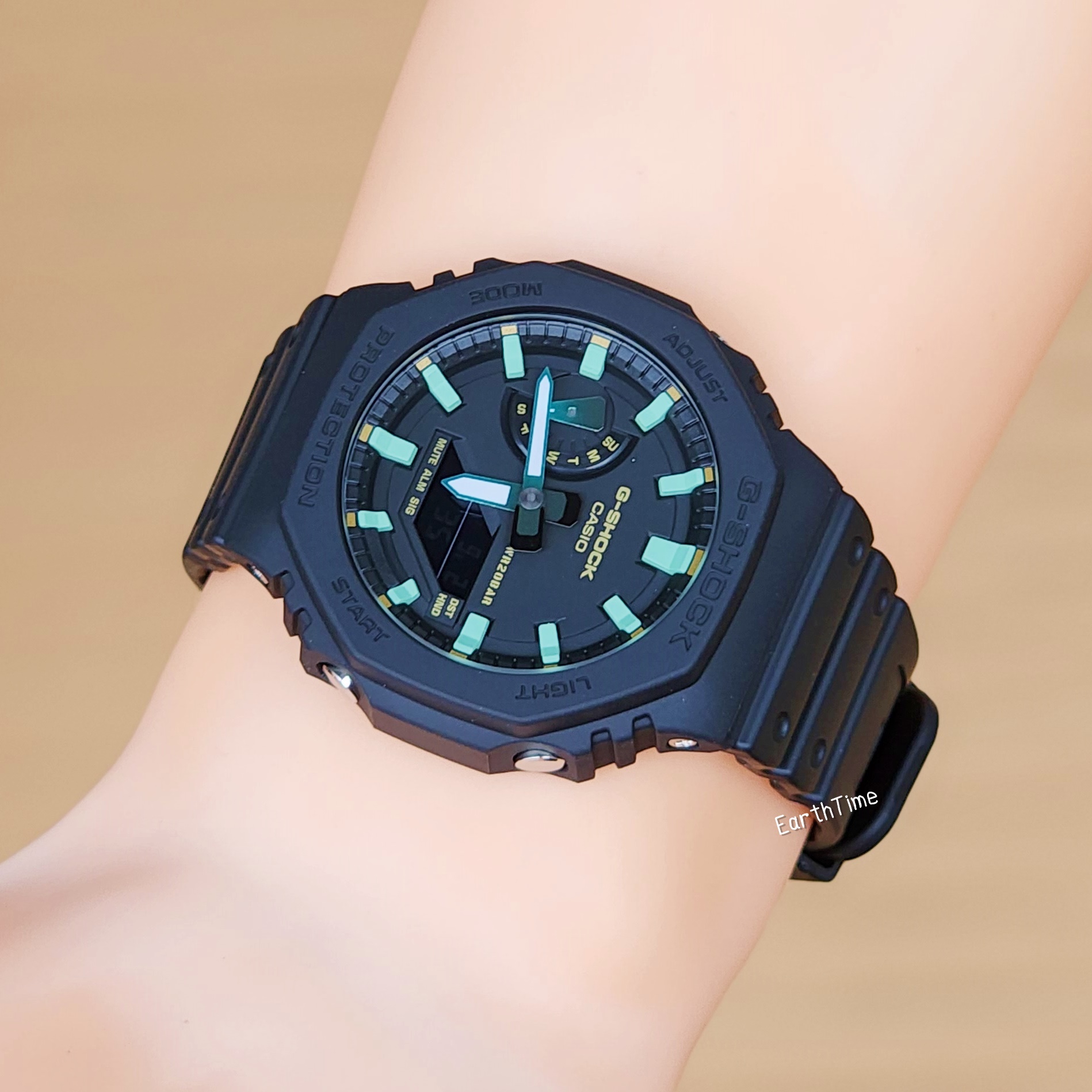 GA-2100RC-1A l Teal and Brown Rust Series l G-SHOCK