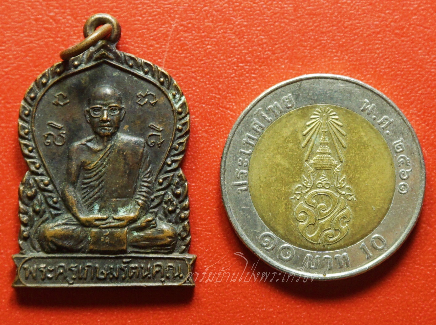 หลวงพ่ออ๊ด วัดโกสินารายน์ รุ่นสุดท้าย ปี๒๕๒๒ เนื้อทองแดง(องค์ที่3)