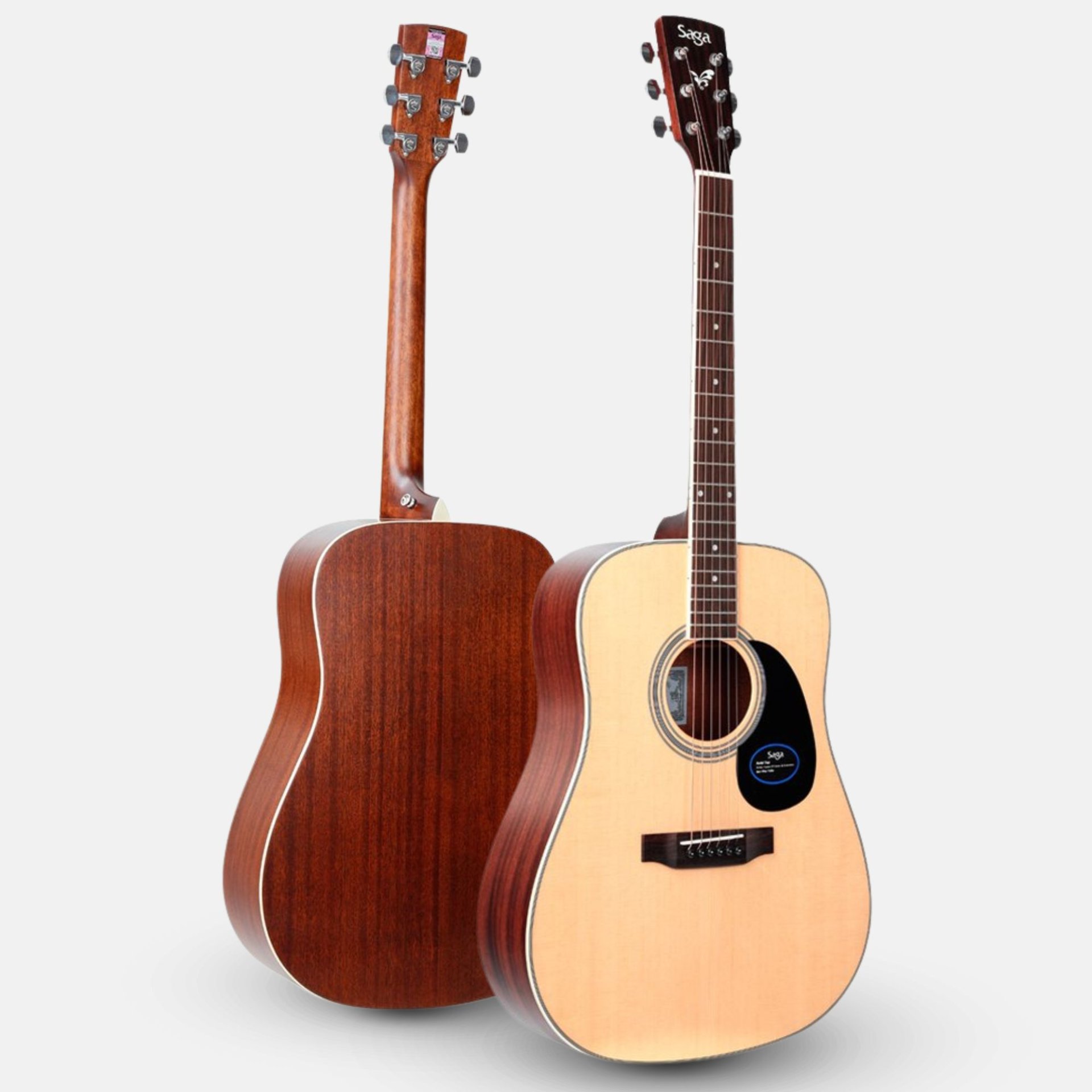 กีต้าร์โปร่ง Saga SF700 กีตาร์โปร่งไฟฟ้า ขนาด 41 นิ้ว