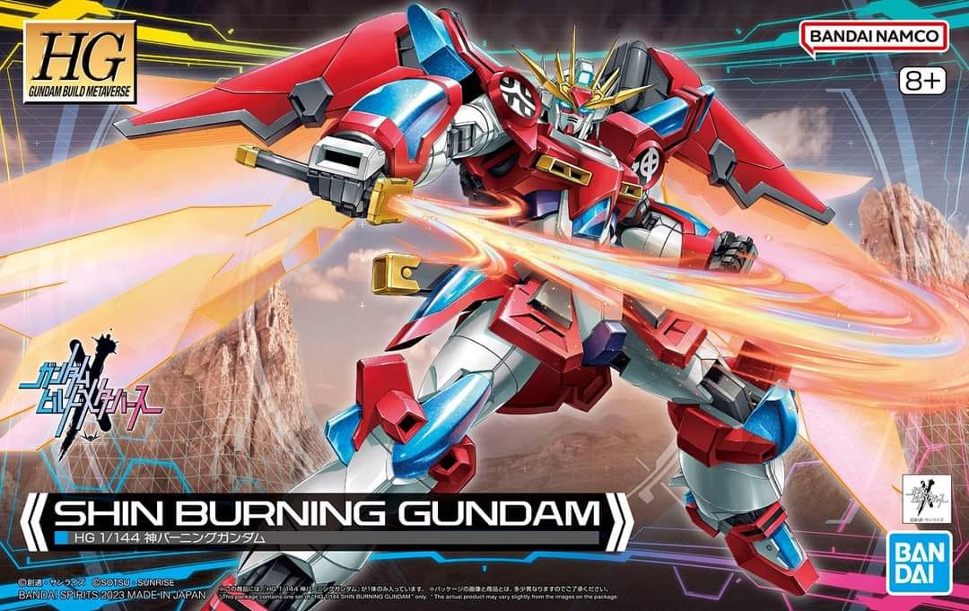(Bandai) HG 1/144 Shin Burning Gundam