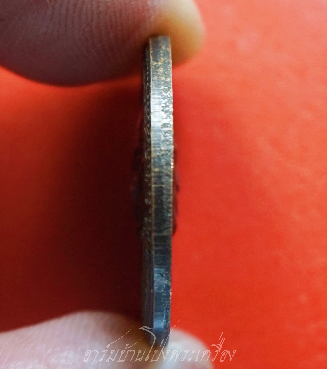 หลวงปู่ทวด หลังหลวงปู่ทิม วัดช้างให้ ปี๒๕๓๘ เนื้อทองแดงรมดำ(องค์ที่1)