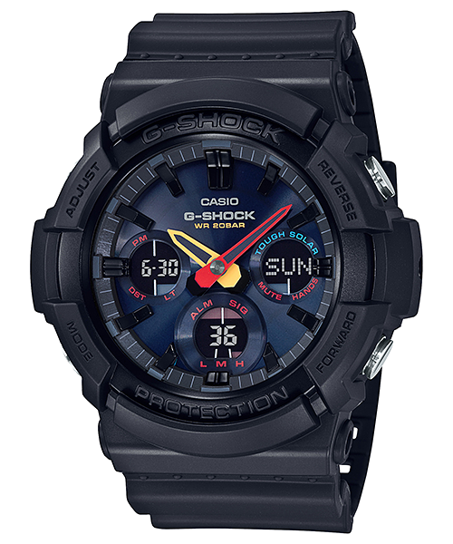 G-Shock Tough Solar Black x Neon Series ของใหม่แท้100% รุ่น GAS-100BMC-1ADR