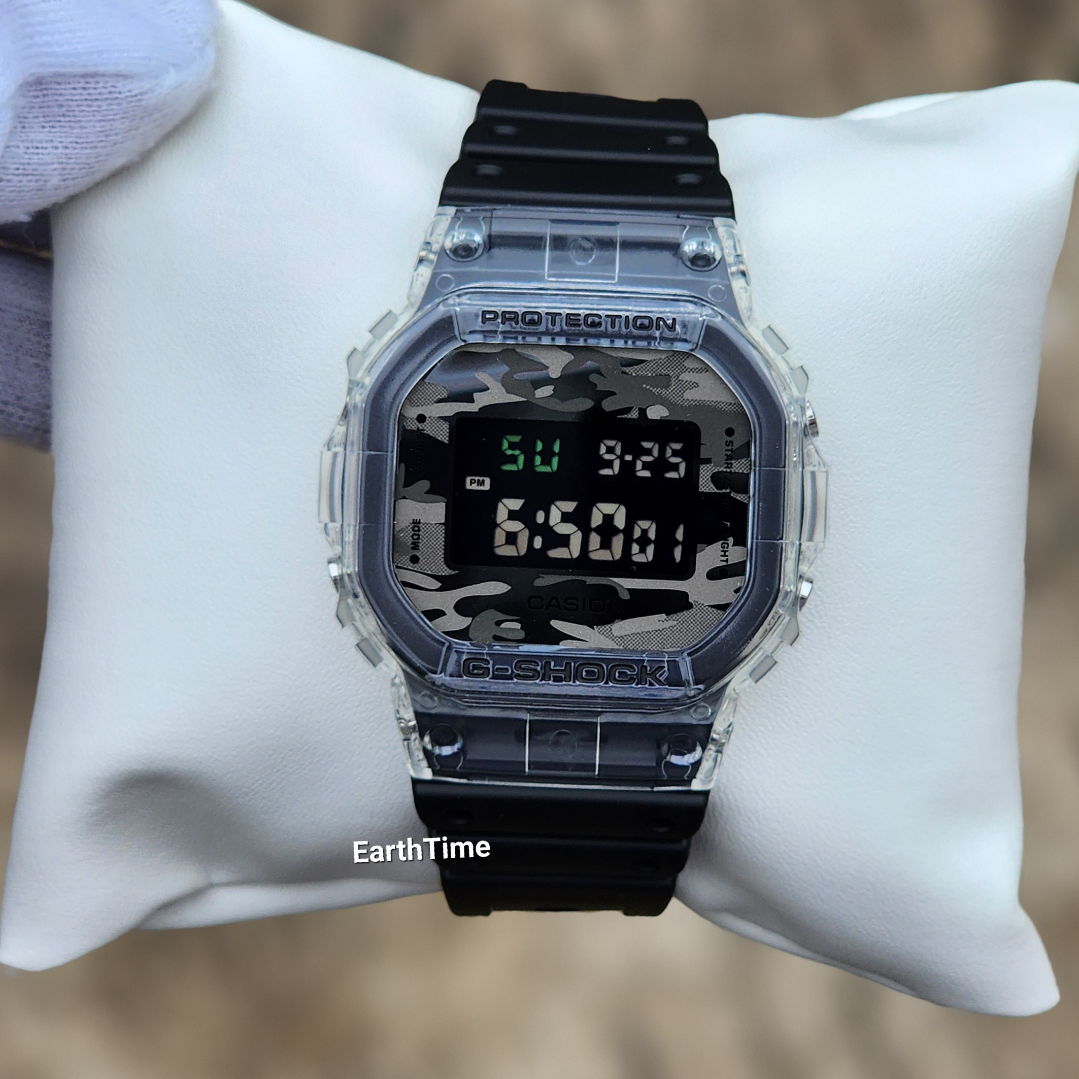 DW-5600SKC-1 l Skeleton + Camouflage Series l G-SHOCK