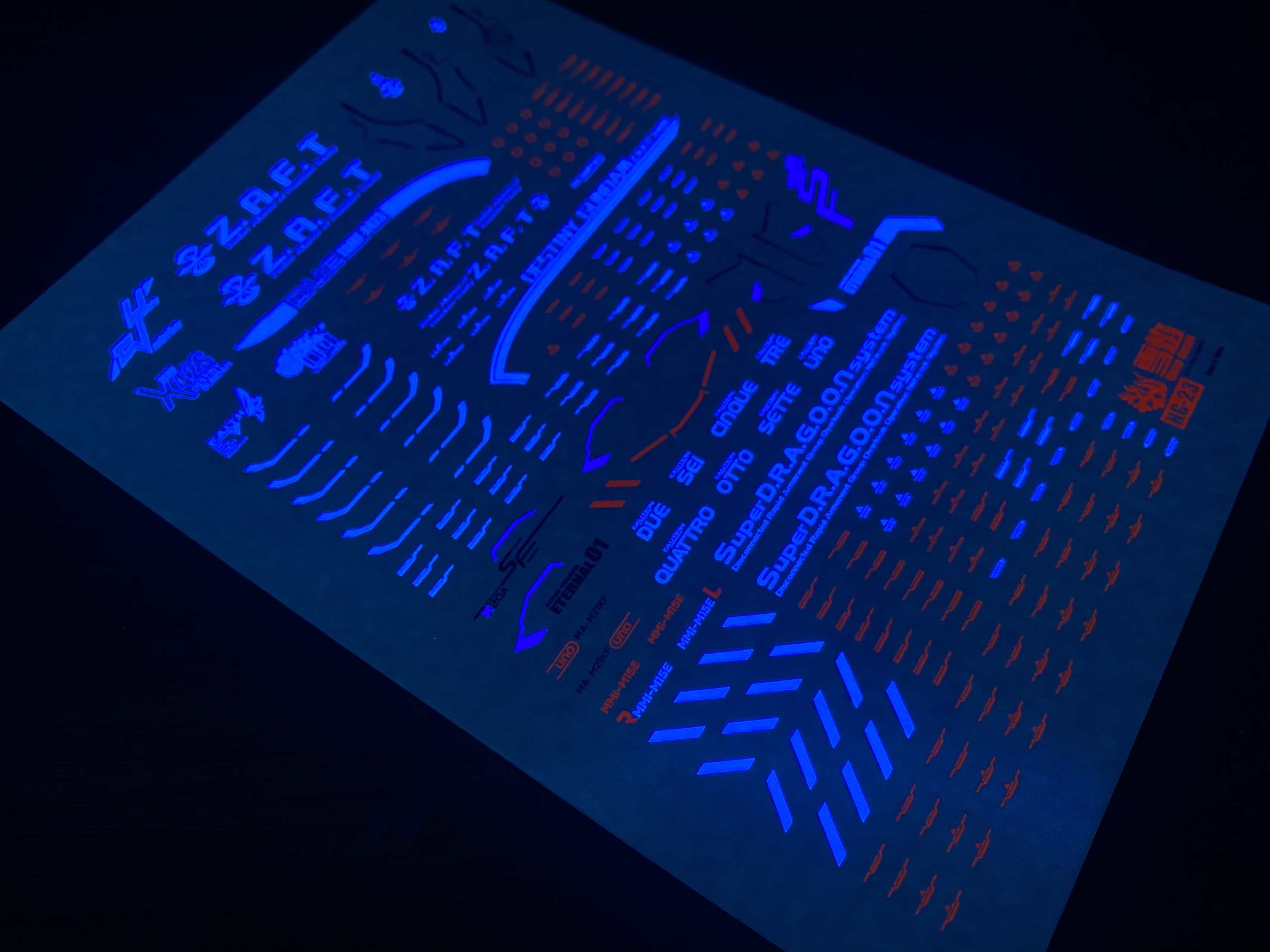 Decal 094 HG1/144 Strike Freedom & Destiny ยี่ห่อ X-Y model