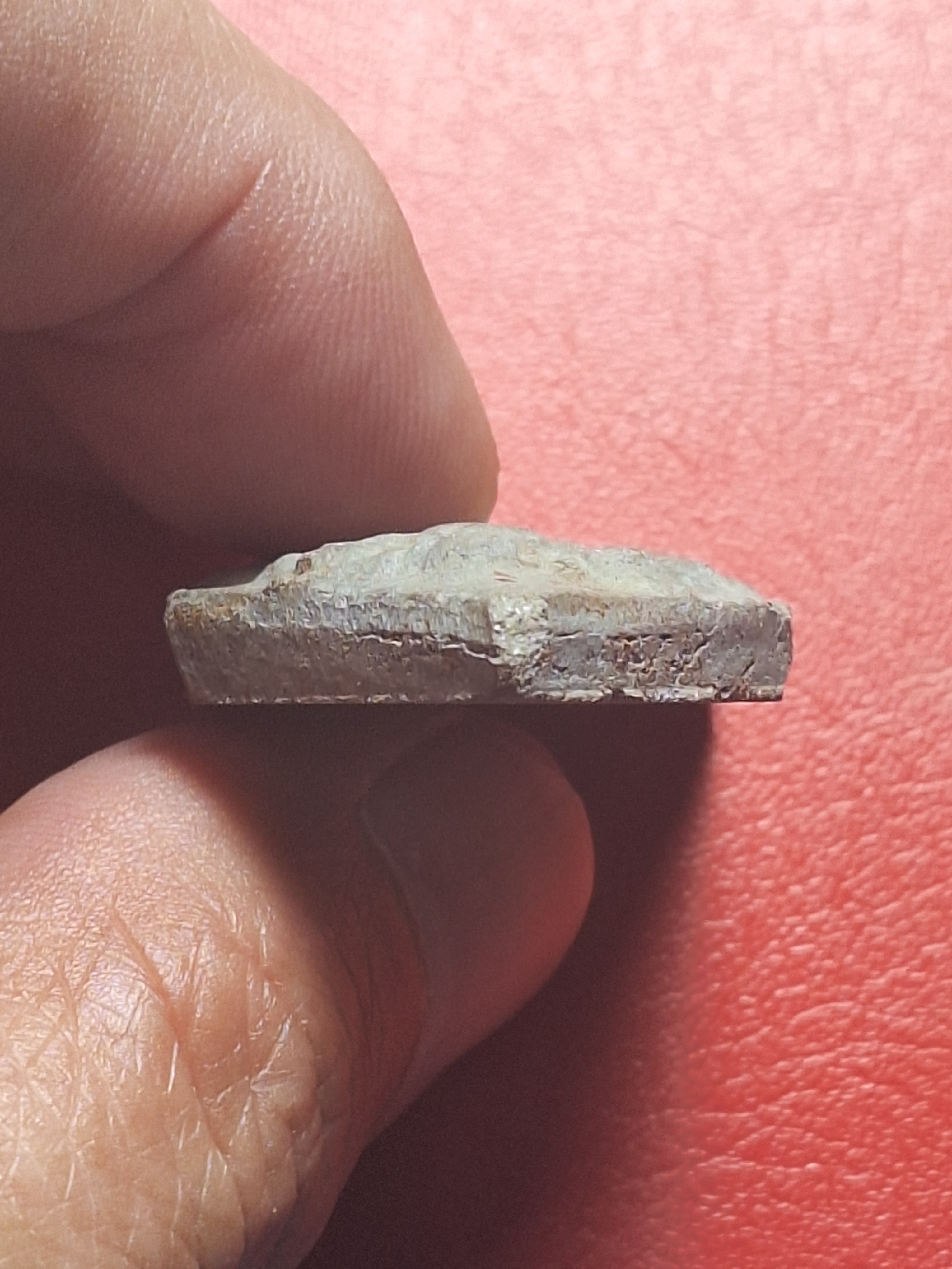 หลวงพ่อแทน วัดธรรมเสน ขุนแผนหน้ายักษ์ ปี๒๕๐๖ เนื้อผงสีเทา(องค์ที่7)