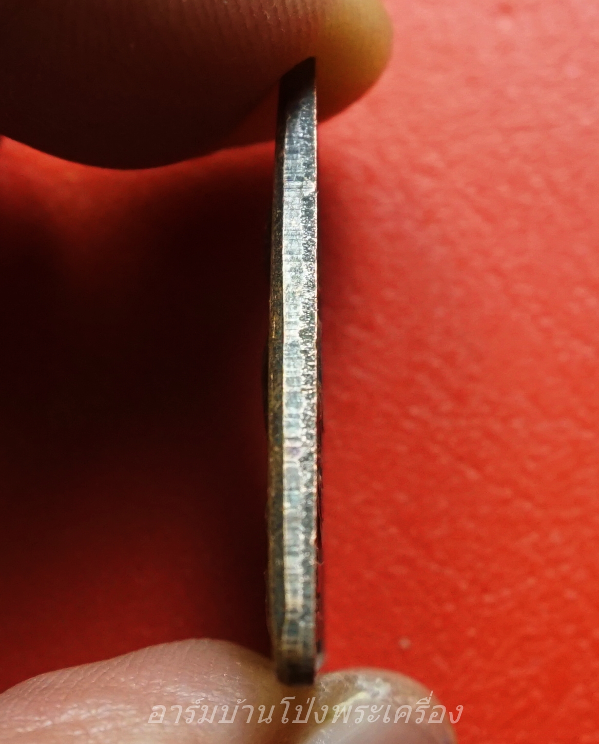 พระนางพญา วัดนางพญา จ.พิษณุโลก ฉลองสิริราชสมบัติครบ ๕๐ ปี เนื้อทองแดงรมดำ(องค์ที่1)