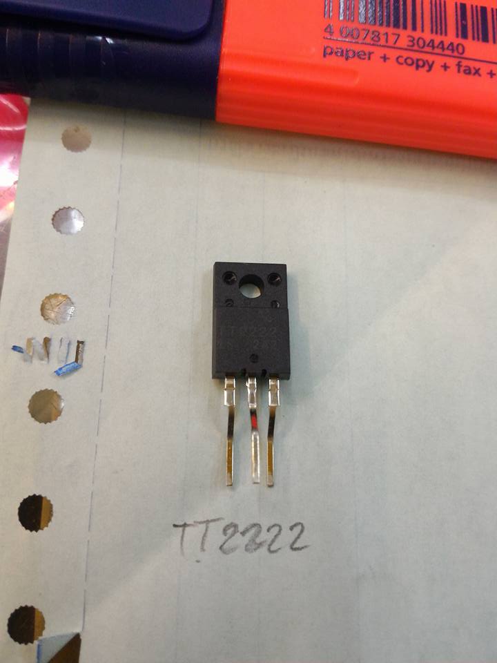 TT2222ทรานซิสเตอรืตัวถังTO-220Fหลังดำราคา