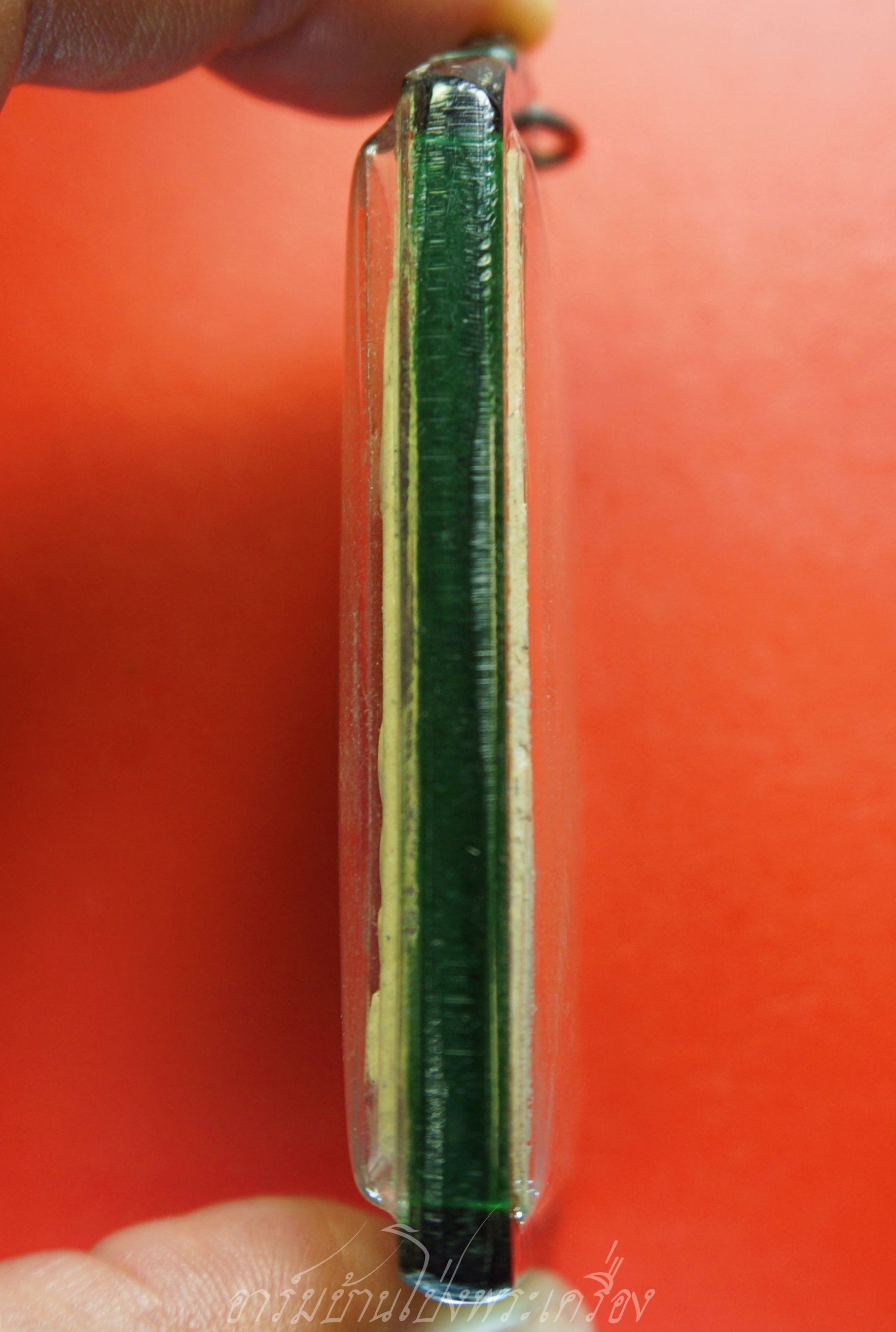 พระสมเด็จชินบัญชร วัดระฆังโฆษิตาราม หลังคาถาชินบัญชร ปี๒๕๕๒ ผสมมวลสารเก่า(องค์ที่1)