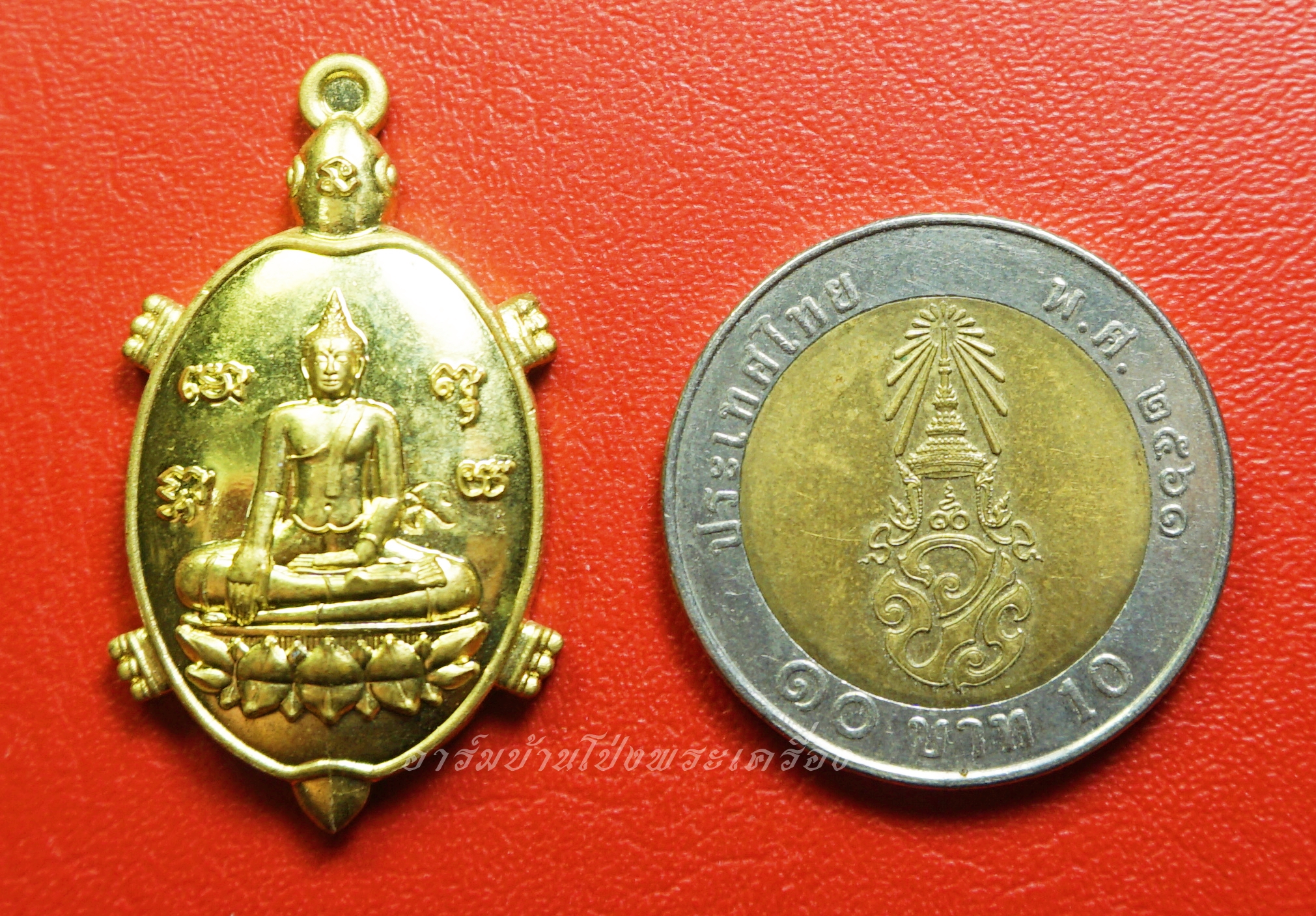 หลวงพ่อวิรัช วัดดีบอน เต่ากฐิน ปี๒๕๖๔ เนื้อฝาบาตร(องค์ที่1)