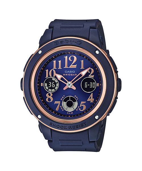 Baby-G Navy & Brown Series ของใหม่แท้100% รับประกัน 1 ปี BGA-150PG-2B2