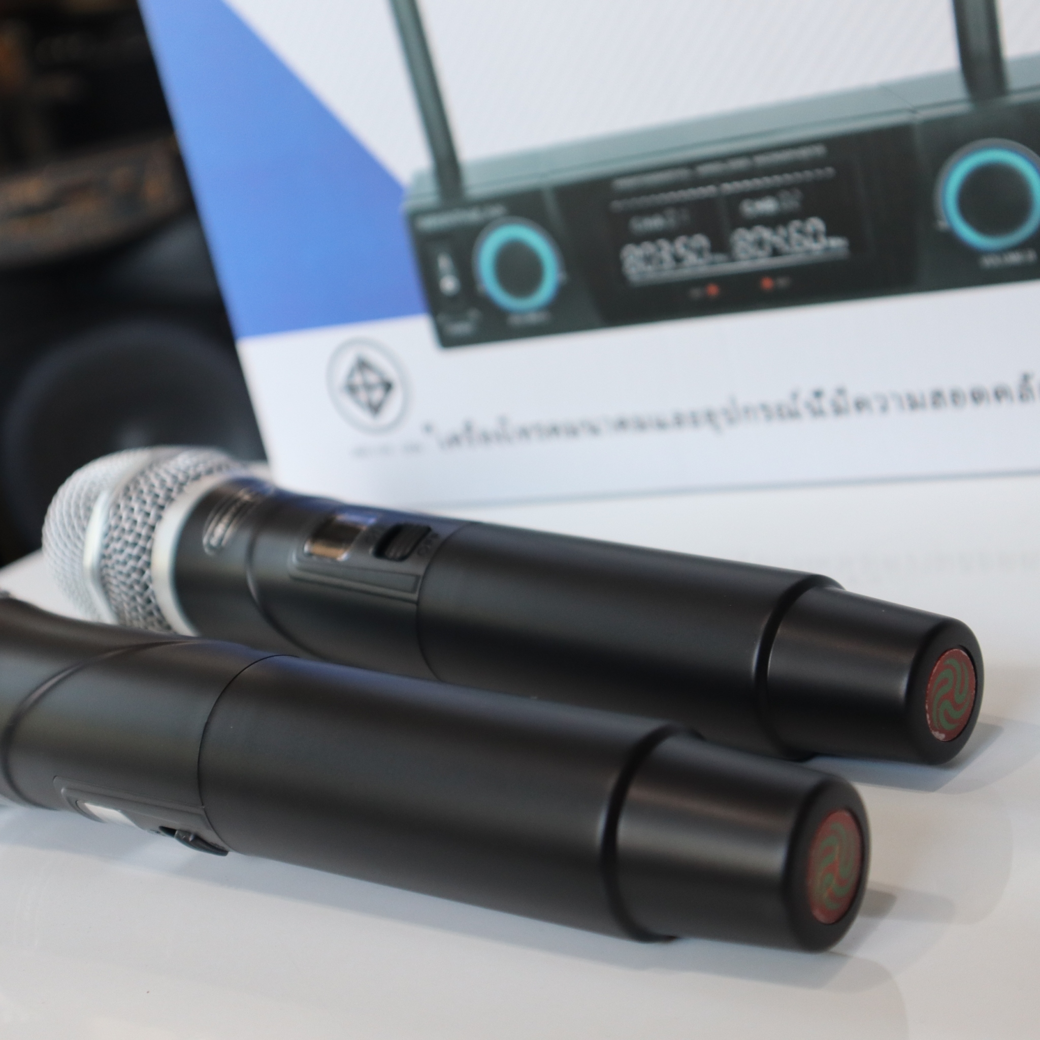 ไมค์ลอยคู่ Soundmilan รุ่น ML-6675 UHF Wireless Microphone คลื่นความถี่ใหม่ เสียงชัดเจน ไมค์โครโฟน ไมค์โครโฟนไร้สาย *ของแท้* รับประกันสินค้า -Luckybymusic