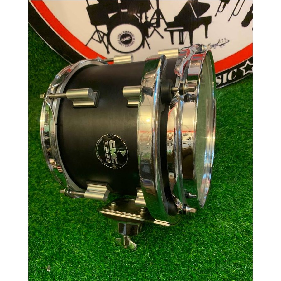 กลองทอมเสริม CMC ขนาด 8 นิ้ว สีดำ