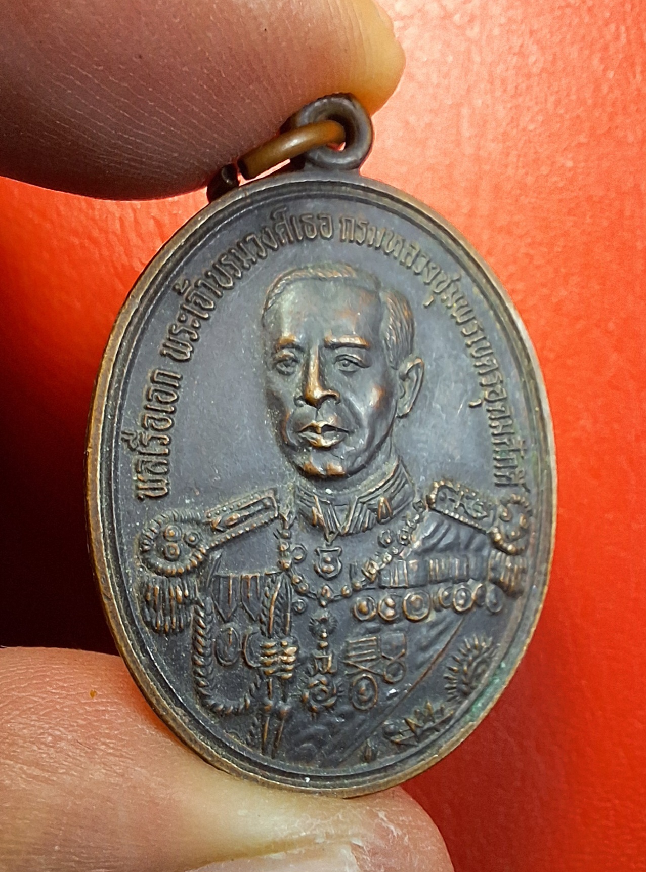 พระเจ้าบรมวงศ์เธอ กรมหลวงชุมพรเขตอุดมศักดิ์ ถ้ำจักรพงษ์ จ.ชลบุรี เนื้อทองแดงรมดำ(องค์ที่1)