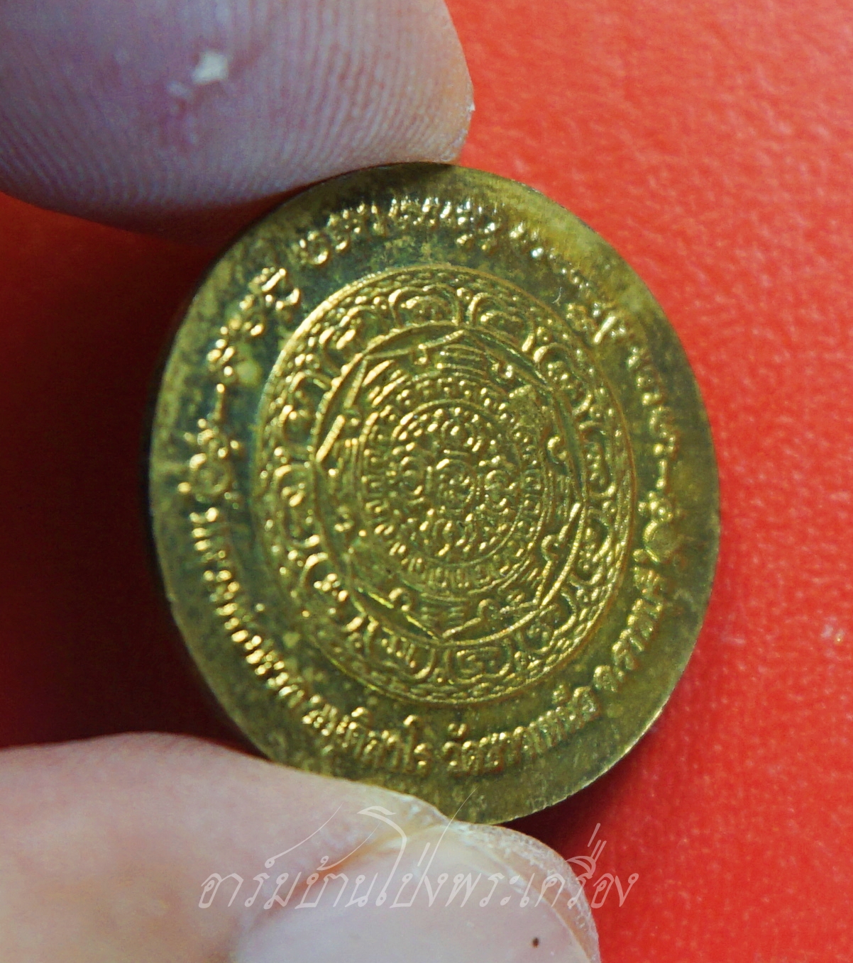 หลวงพ่อหวล วัดชาวเหนือ เสือคาบดาบ(กันชง) ปี๒๕๔๙ พิมพ์เล็ก กะไหล่ทอง(องค์ที2)