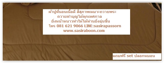 ผ้าปูที่นอนพระสีสุภาพ ขนาด 5ฟุต-6ฟุต