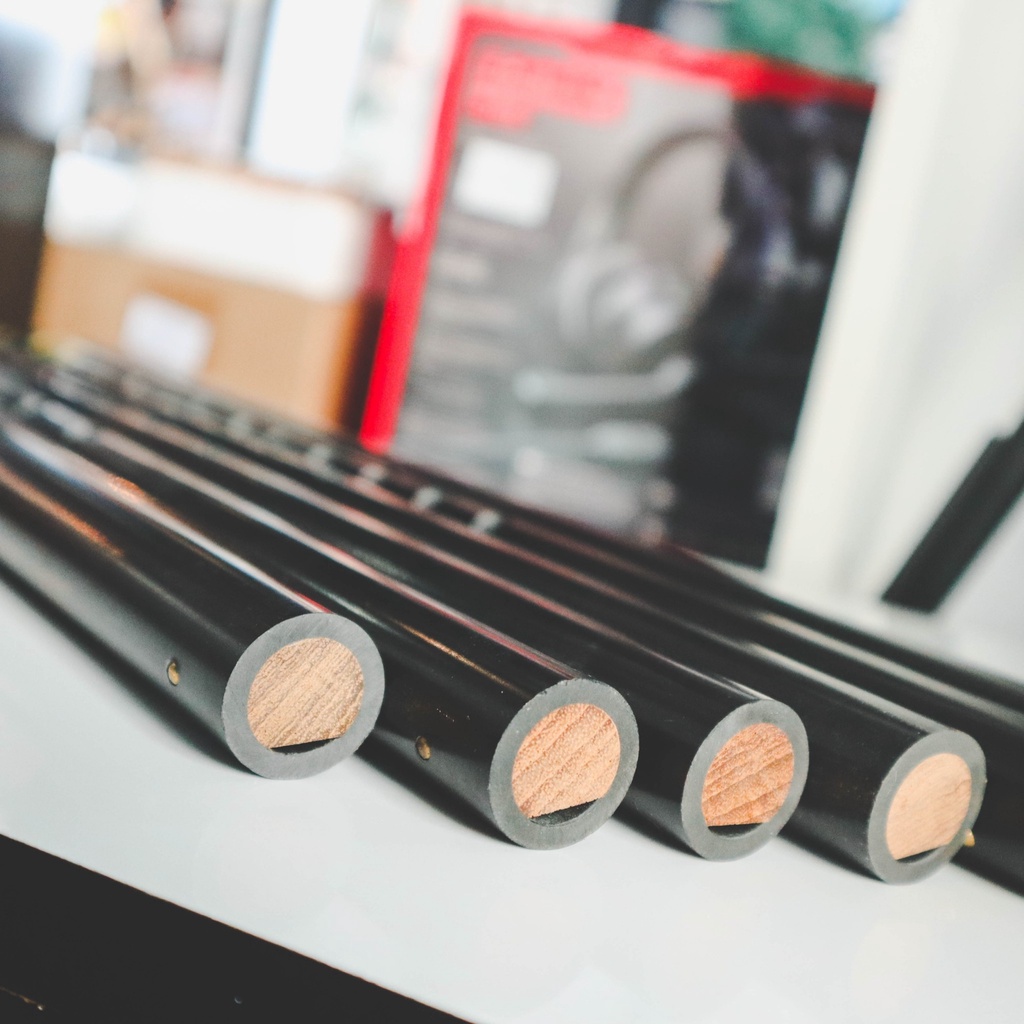 [พร้อมส่ง] ขลุ่ยโหมโรง คีย์ไทย สีดำเงา ลิ้นขลุ่ยทำจากไม้สัก ขลุ่ย เพียงออ งานคุณภาพ เหมาะสำหรับใช้เรียน