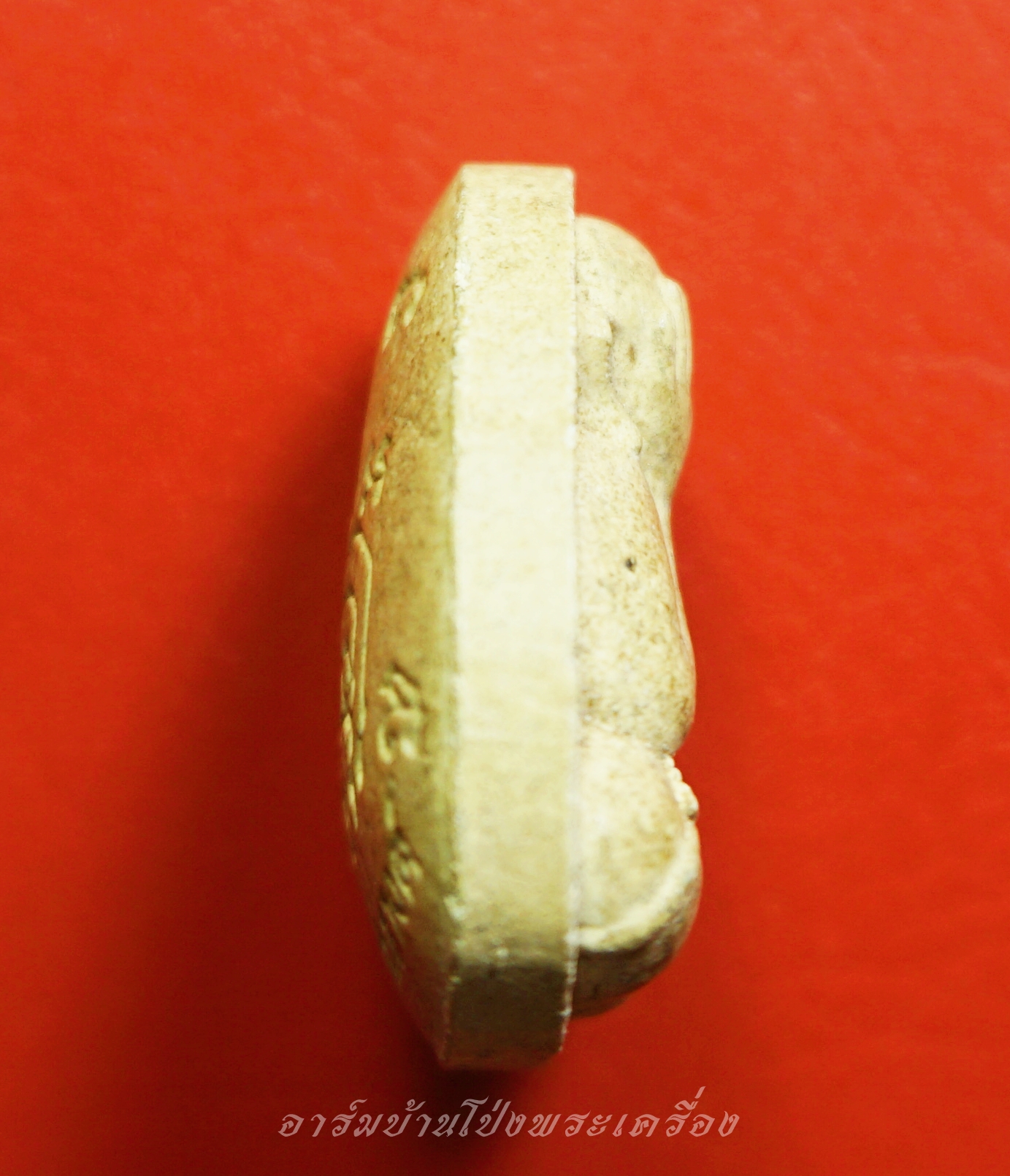 พระปิดตา เนื้อผง วัดถ้ำเขาชะอางค์ จ.กาญจนบุรี(องค์ที่1)